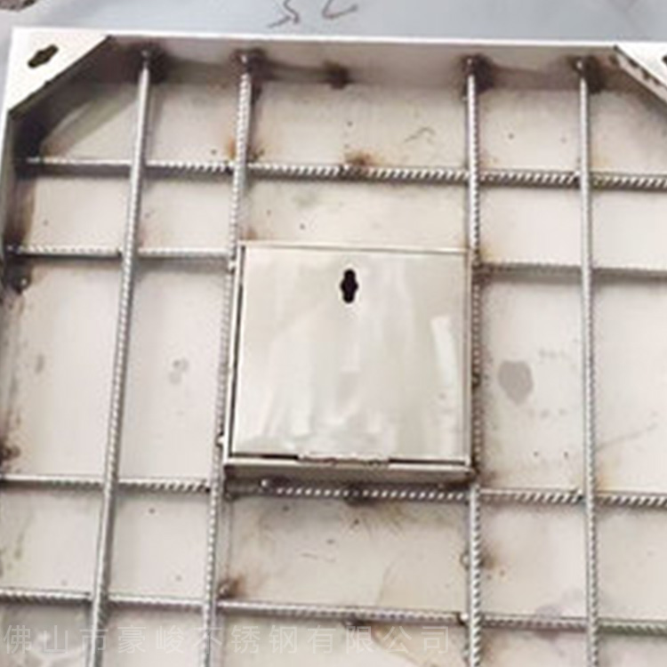 不銹鋼鋪磚裝飾隱藏井蓋